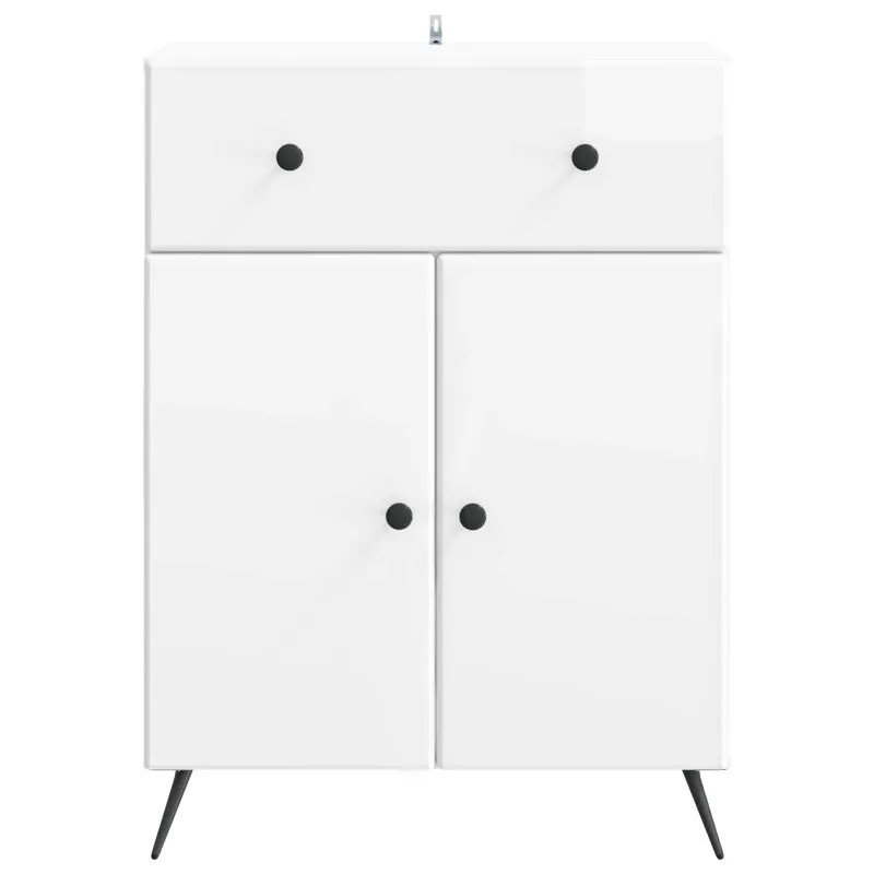 Kabalas Itin blizgi balta 66 x 34,5 x 90 cm Apdirbta mediena