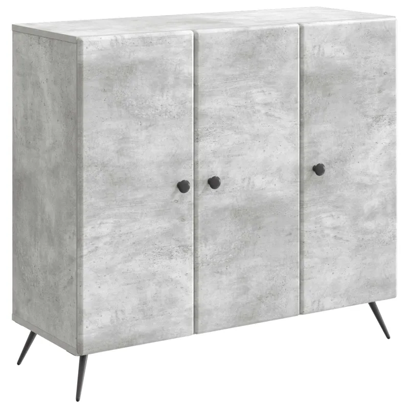 Kabalas Betono pilka 89 x 34,5 x 80 cm Apdirbta mediena