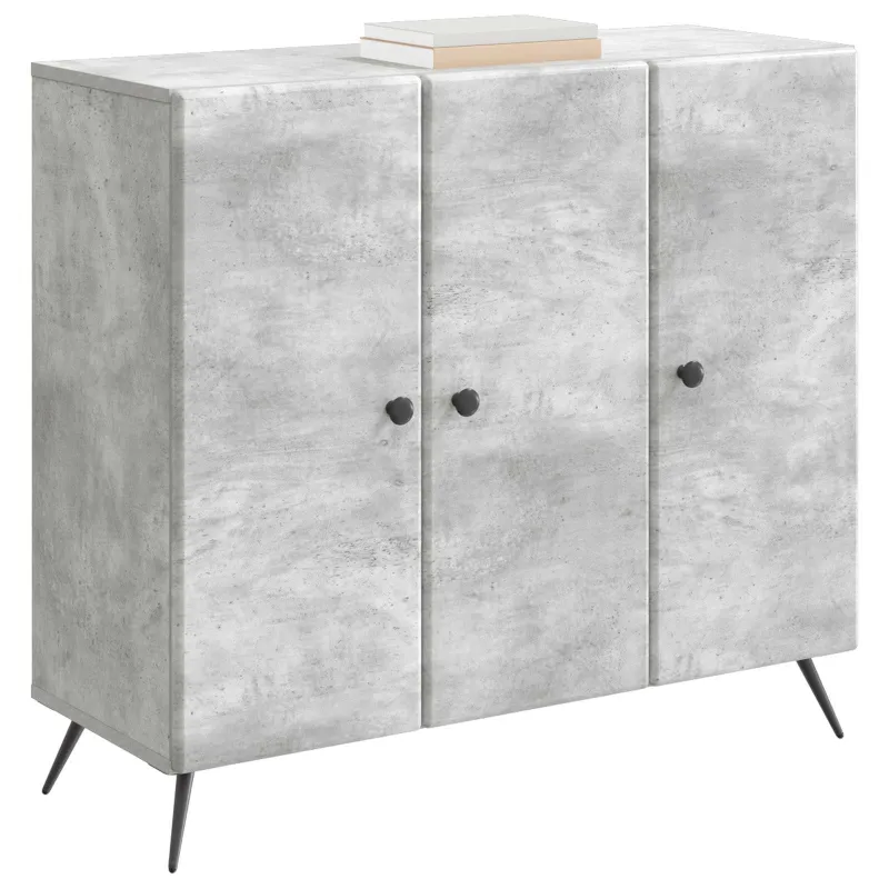 Kabalas Betono pilka 89 x 34,5 x 80 cm Apdirbta mediena