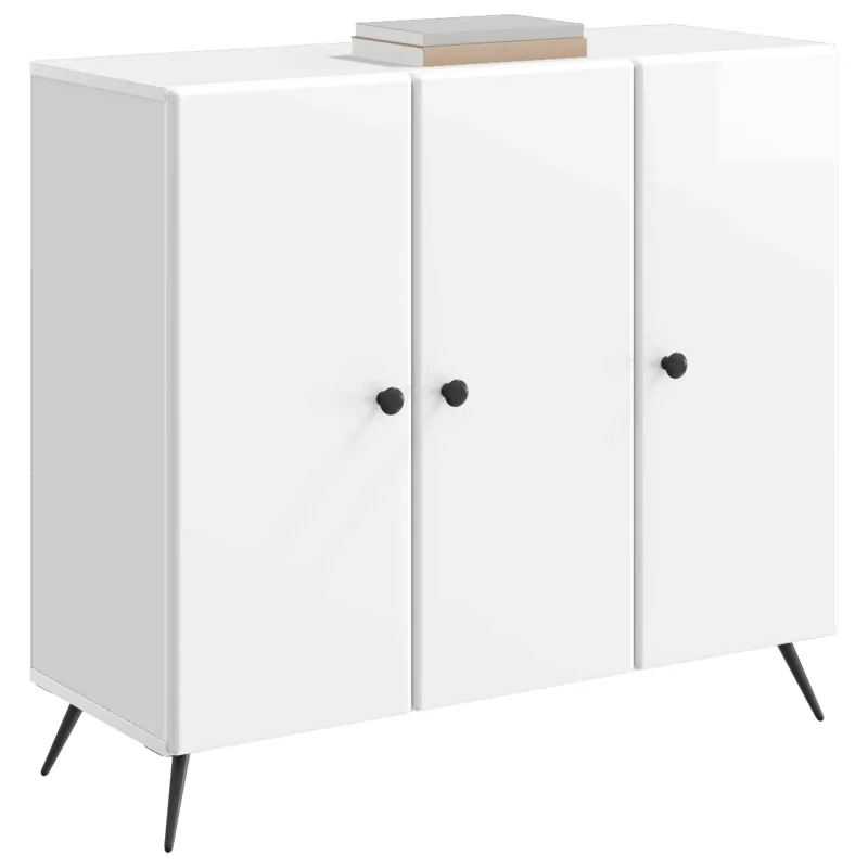 Kabalas Itin blizgi balta 89 x 34,5 x 80 cm Apdirbta mediena