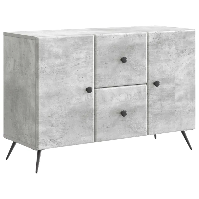 Kabalas Betono pilka 89 x 34,5 x 60 cm Apdirbta mediena