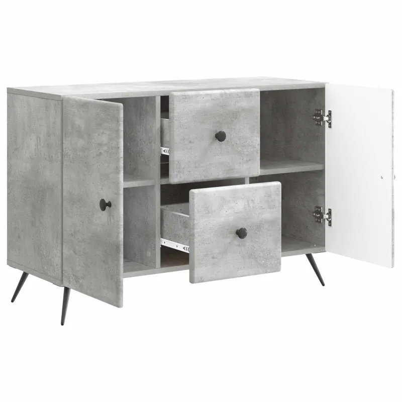 Kabalas Betono pilka 89 x 34,5 x 60 cm Apdirbta mediena