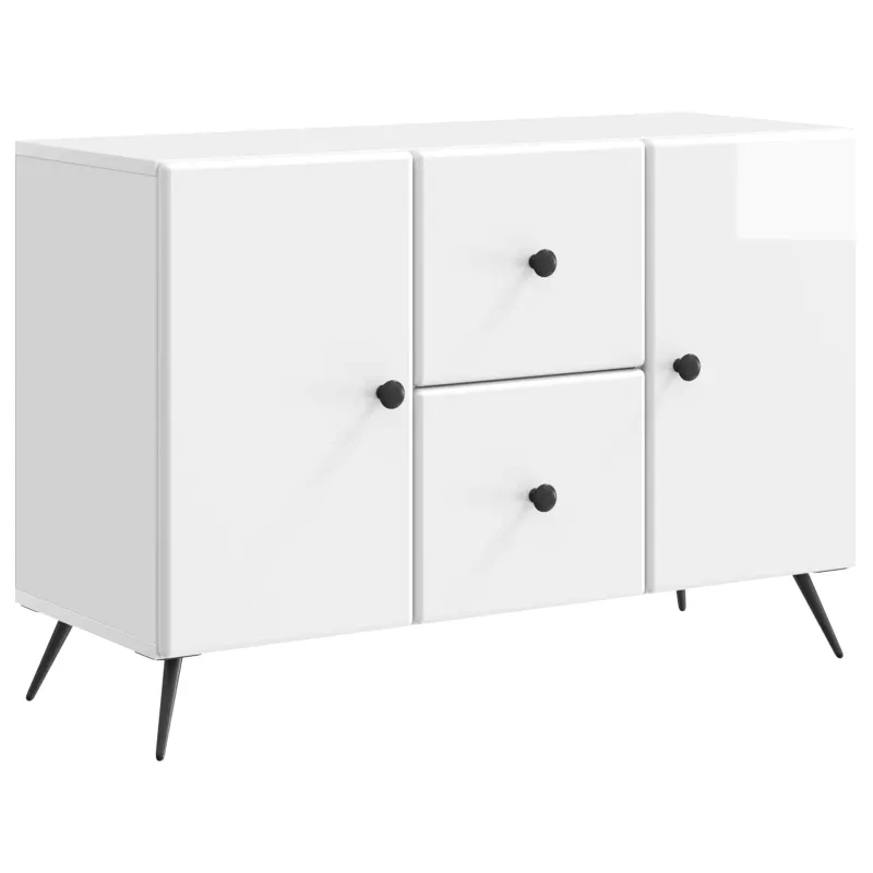 Kabalas Itin blizgi balta 89 x 34,5 x 60 cm Apdirbta mediena