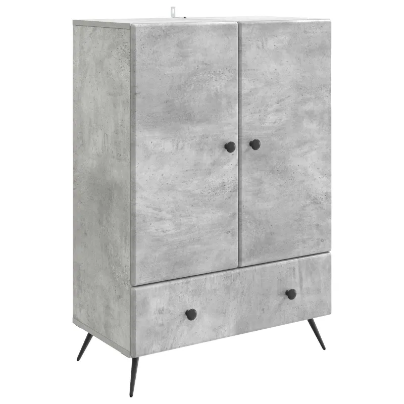 Kabalas Betono pilka 66 x 34,5 x 95 cm Apdirbta mediena