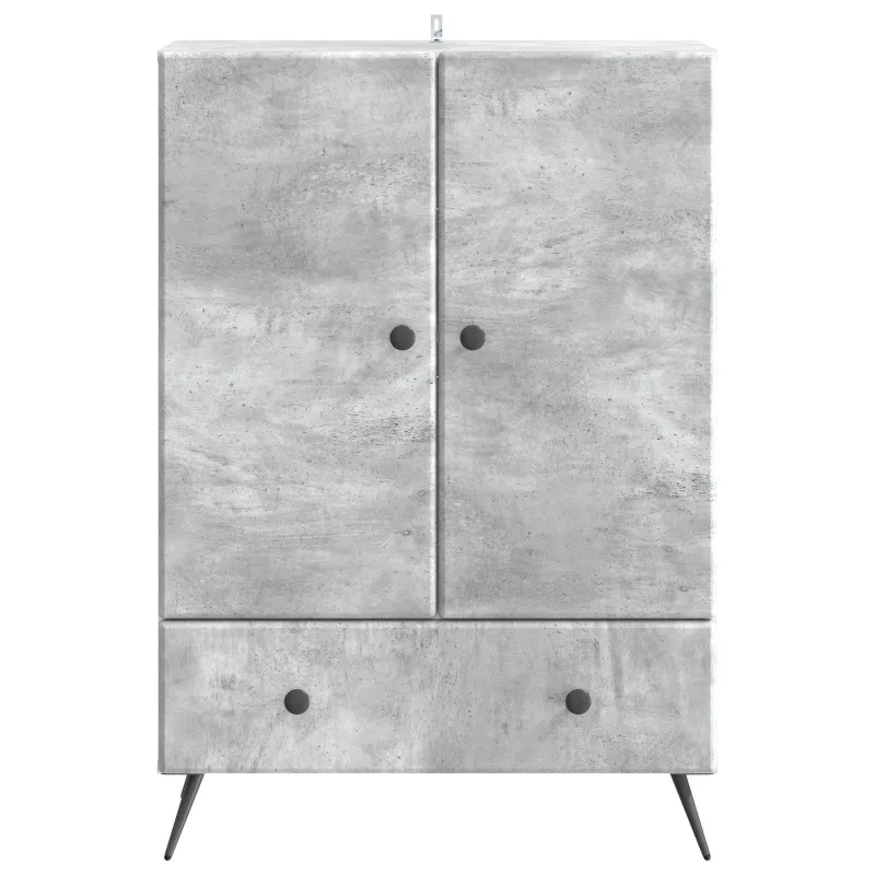 Kabalas Betono pilka 66 x 34,5 x 95 cm Apdirbta mediena