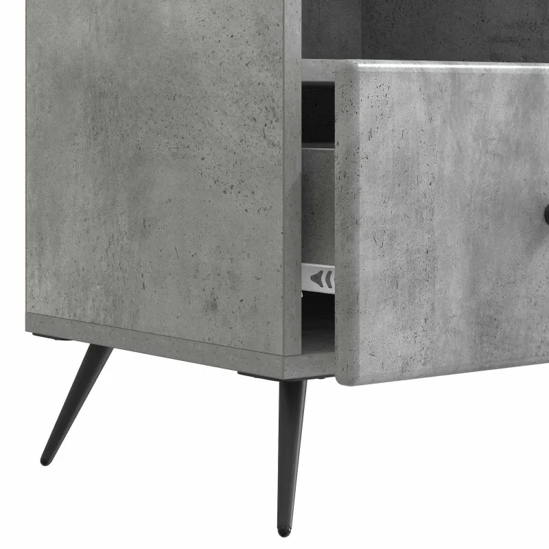 Televizoriaus spintelė Betono pilka 102 x 34,5 x 50 cm