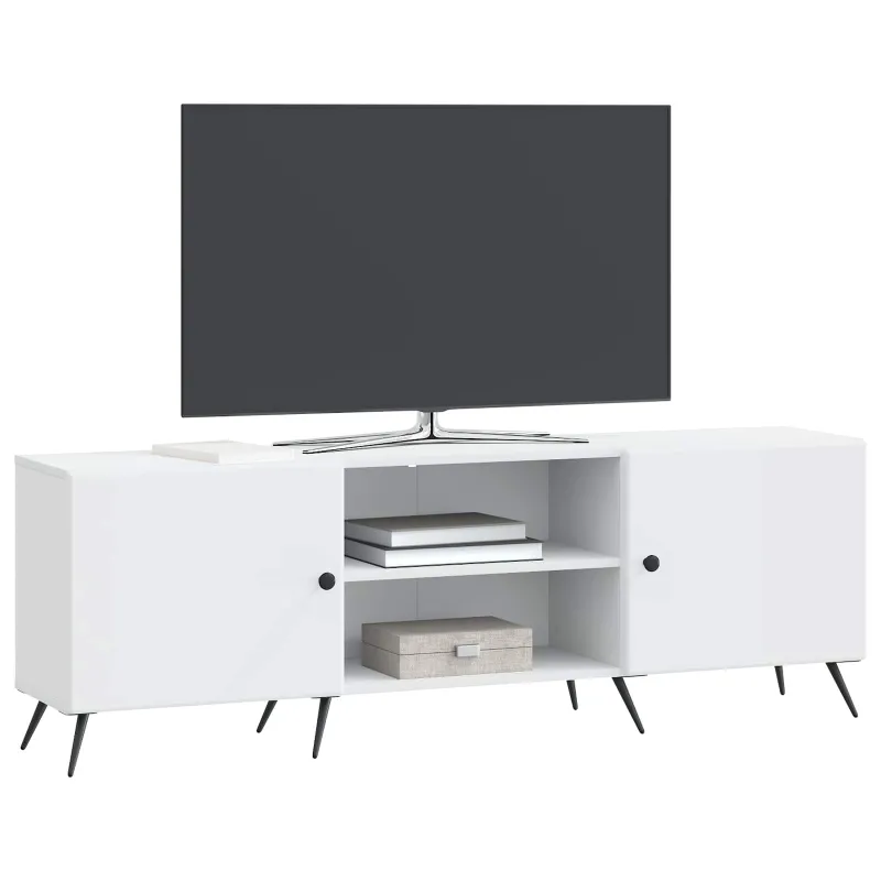 Televizoriaus spintelė Balta 150 x 31 x 50 cm Apdirbta mediena