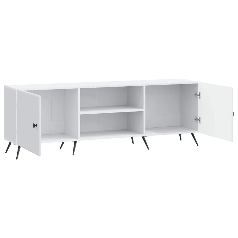 Televizoriaus spintelė Balta 150 x 31 x 50 cm Apdirbta mediena