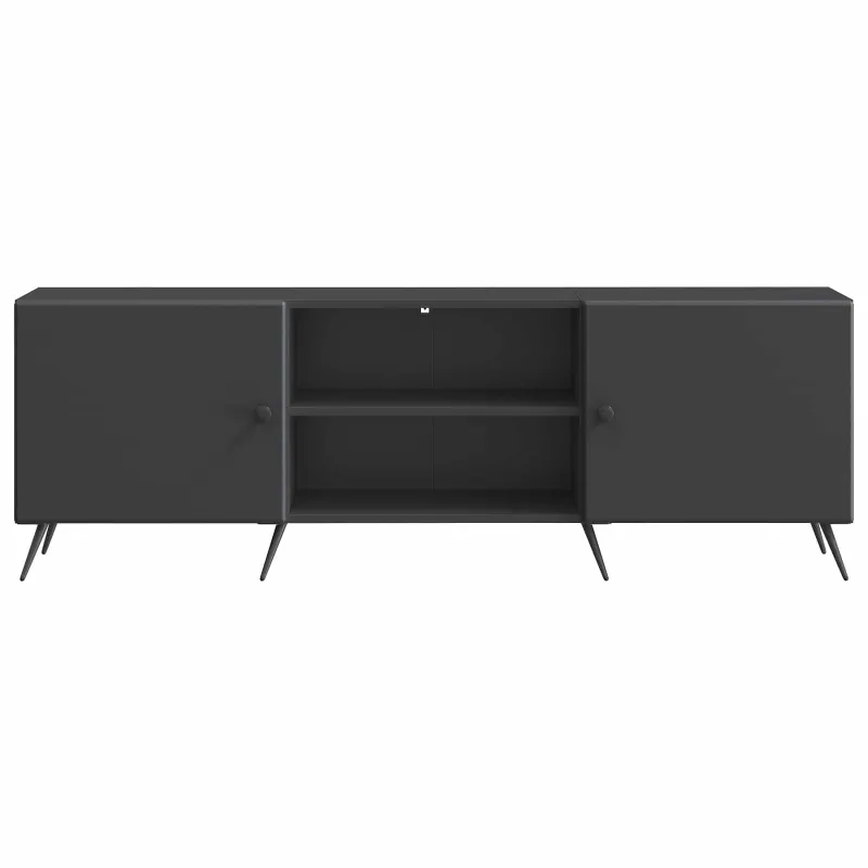 Televizoriaus spintelė Juoda 150 x 31 x 50 cm Apdirbta mediena