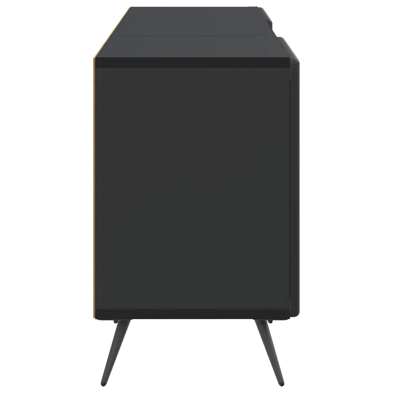 Televizoriaus spintelė Juoda 150 x 31 x 50 cm Apdirbta mediena