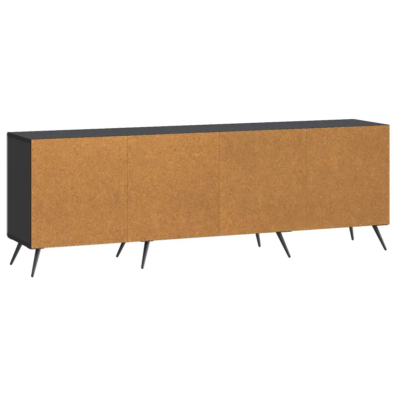 Televizoriaus spintelė Juoda 150 x 31 x 50 cm Apdirbta mediena