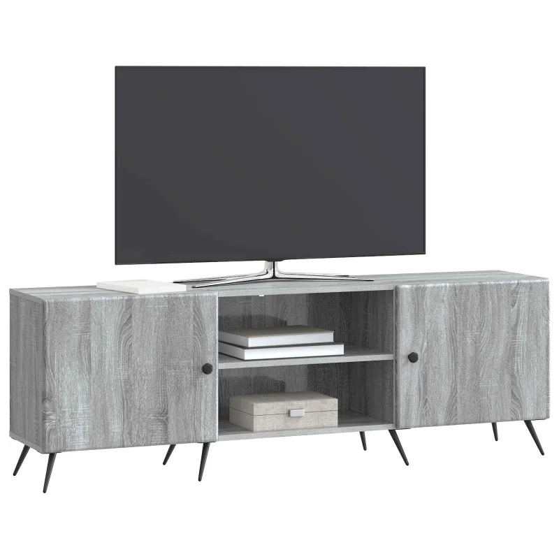 Televizoriaus spintelė 150 x 31 x 50 cm Pilka sonoma ąžuolo