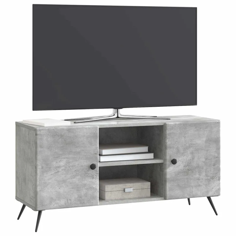 Televizoriaus spintelė Betono pilka 102 x 34,5 x 50 cm