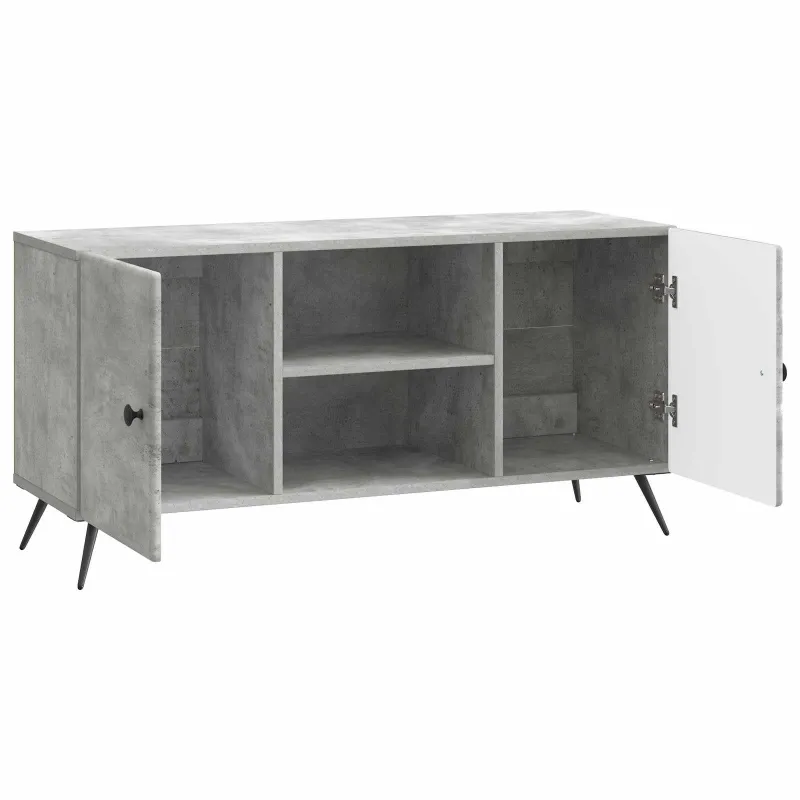 Televizoriaus spintelė Betono pilka 102 x 34,5 x 50 cm