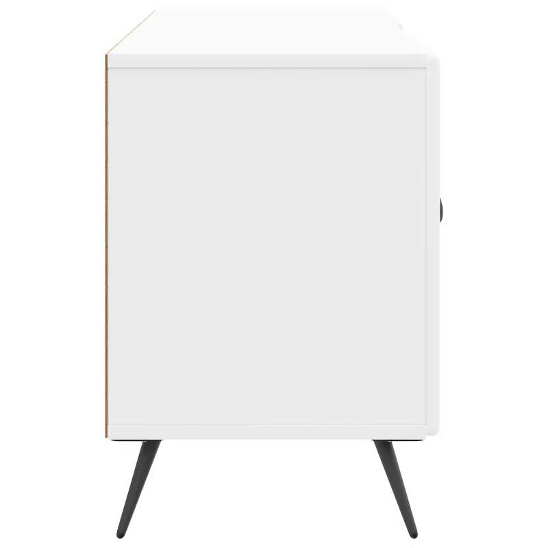 Televizoriaus spintelė Itin blizgi balta 102 x 34,5 x 50 cm