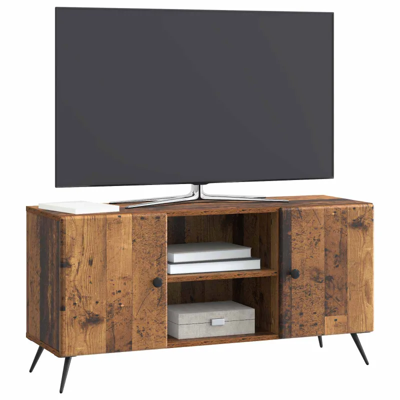 Televizoriaus spintelė Sendintos medienos 102 x 34,5 x 50 cm