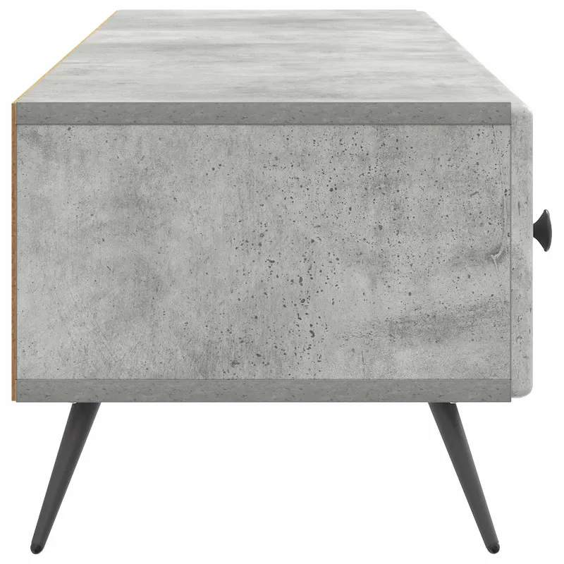 Televizoriaus spintelė Betono pilka 147 x 34,5 x 30 cm