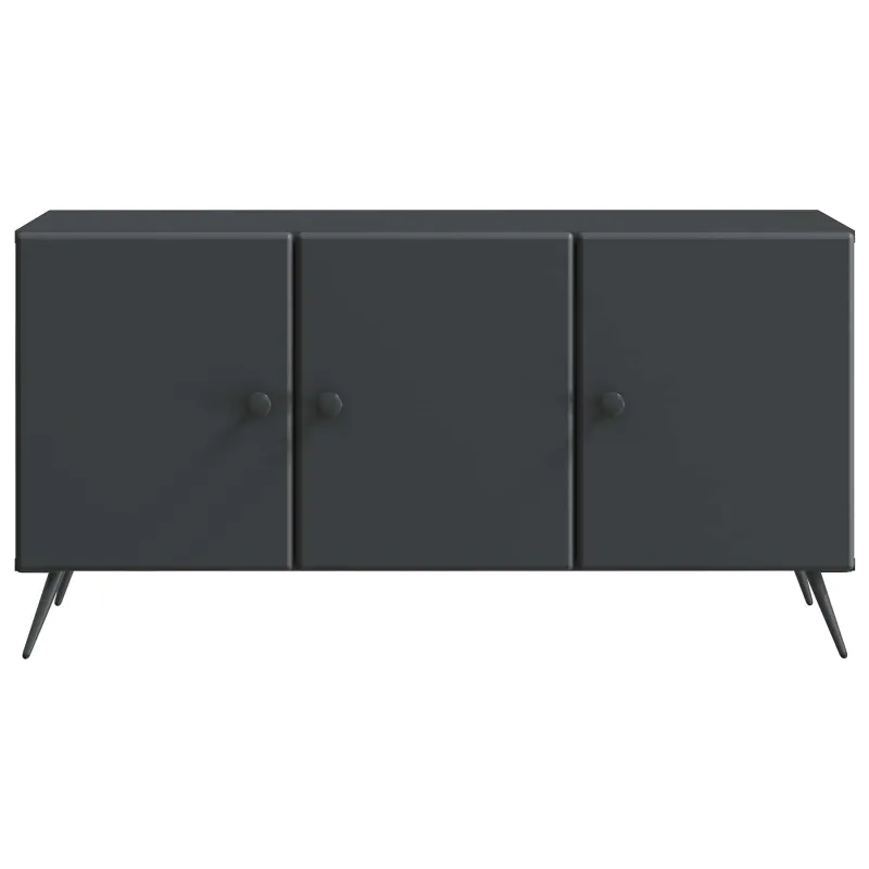 Televizoriaus spintelė Juoda 99 x 34,5 x 50 cm Apdirbta mediena