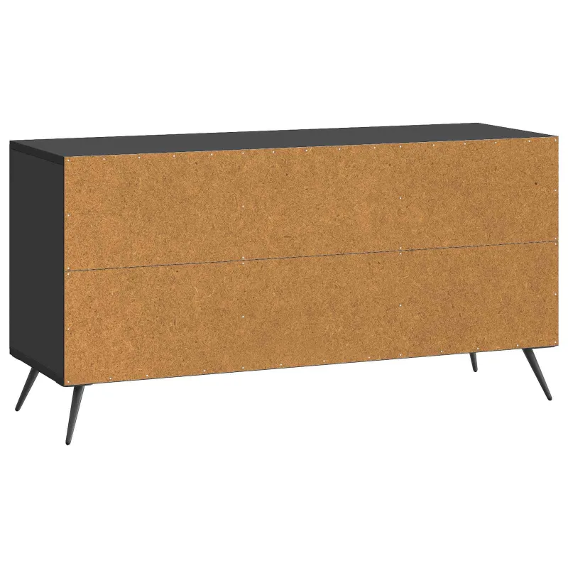 Televizoriaus spintelė Juoda 99 x 34,5 x 50 cm Apdirbta mediena