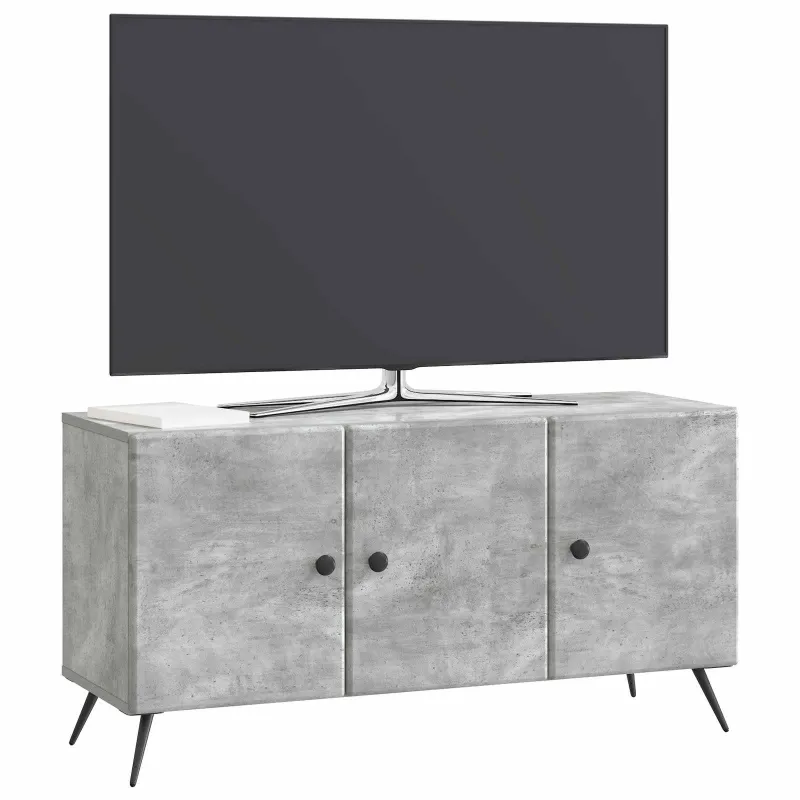 Televizoriaus spintelė Betono pilka 99 x 34,5 x 50 cm