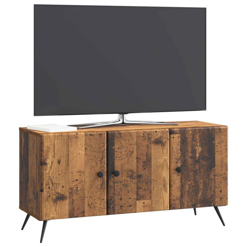 Televizoriaus spintelė Sendintos medienos 99 x 34,5 x 50 cm
