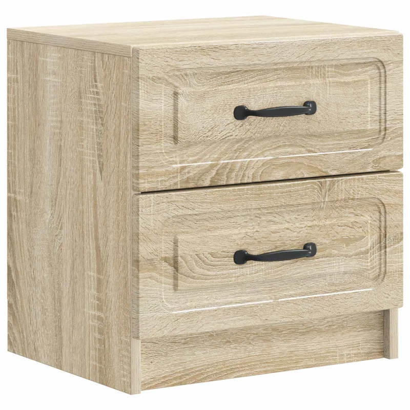 Šalia lovos spintelė 2 pcs Sonoma ąžuolas 43 x 34,5 x 44,5 cm