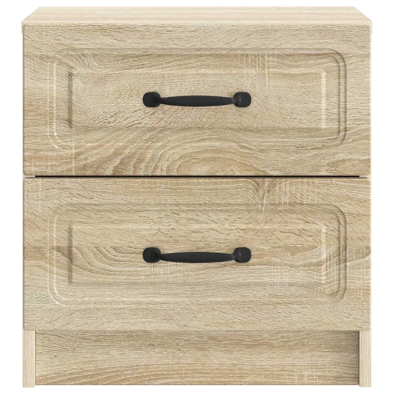 Šalia lovos spintelė 2 pcs Sonoma ąžuolas 43 x 34,5 x 44,5 cm