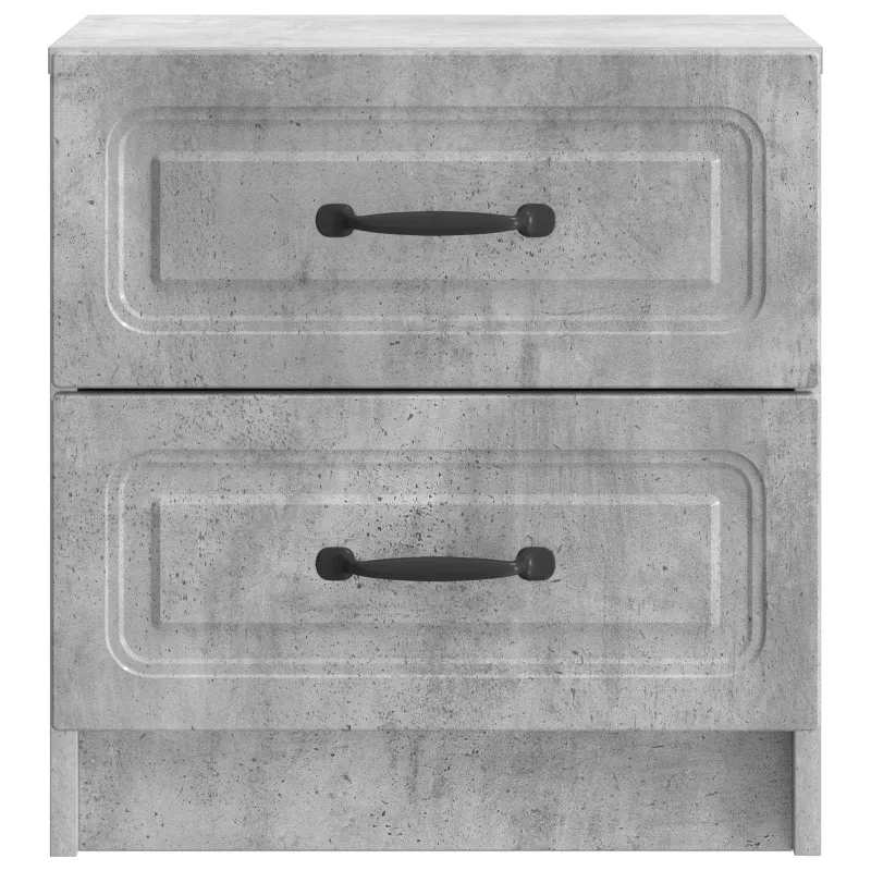 Šalia lovos spintelė 2 pcs Betono pilka 43 x 34,5 x 44,5 cm