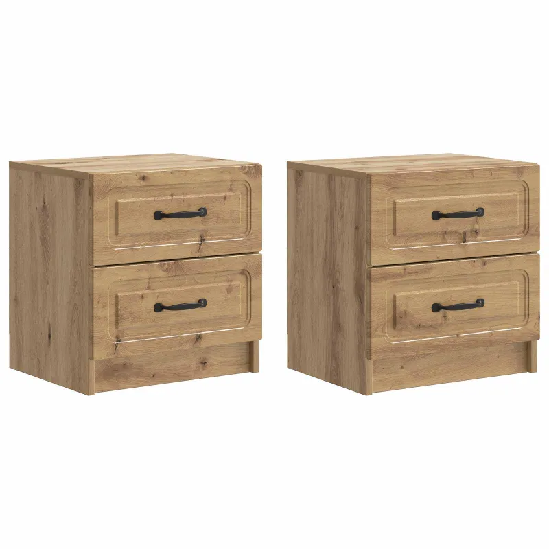 Šalia lovos spintelė 2 pcs Artisano ąžuolo 43 x 34,5 x 44,5 cm