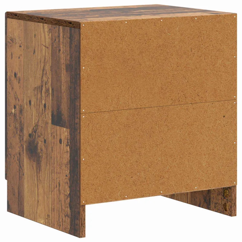 Šalia lovos spintelė 2 pcs Sendintos medienos 43 x 34,5 x 47 cm