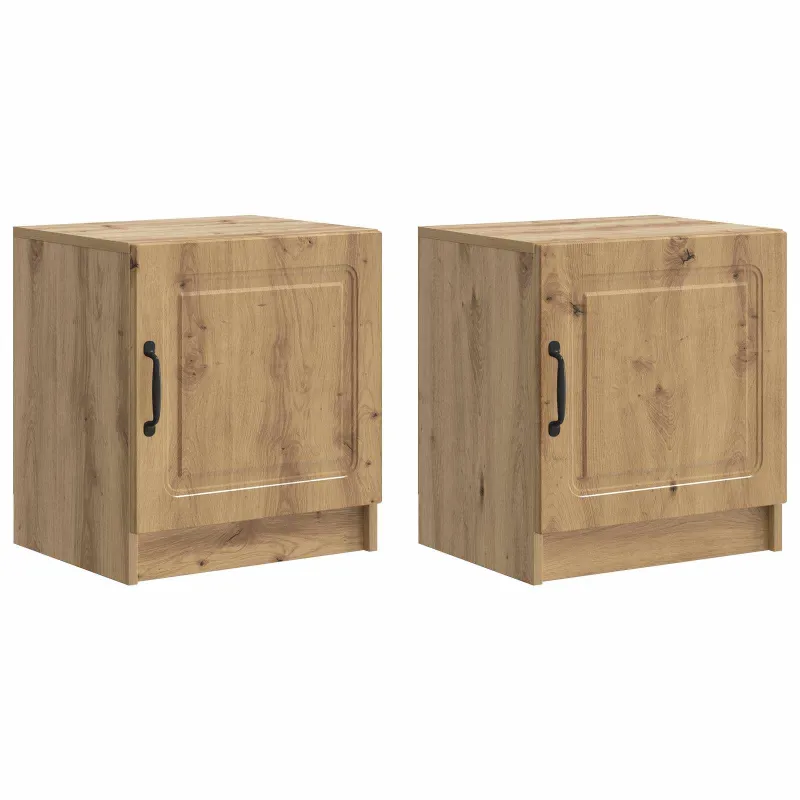 Šalia lovos spintelė 2 pcs Artisano ąžuolo 43 x 34,5 x 47 cm