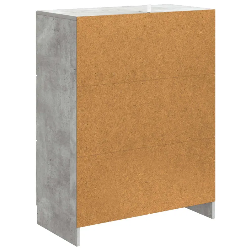 Kabalas Betono pilka 66 x 34,5 x 87 cm Apdirbta mediena