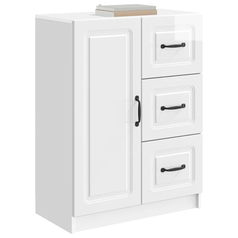 Kabalas Itin blizgi balta 66 x 34,5 x 87 cm Apdirbta mediena