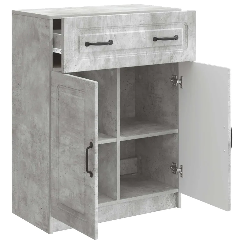 Kabalas Betono pilka 66 x 34,5 x 87 cm Apdirbta mediena
