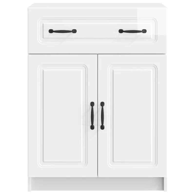 Kabalas Itin blizgi balta 66 x 34,5 x 87 cm Apdirbta mediena