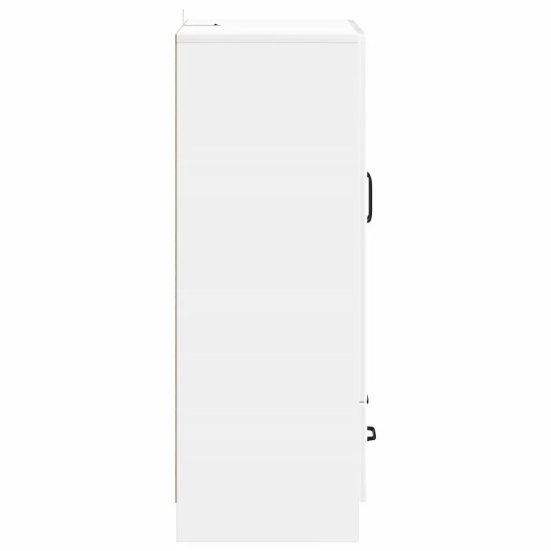 Kabalas Itin blizgi balta 66 x 34,5 x 92 cm Apdirbta mediena