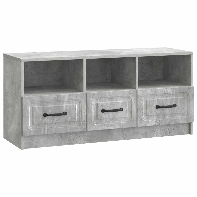 Televizoriaus spintelė Betono pilka 102 x 34,5 x 47 cm