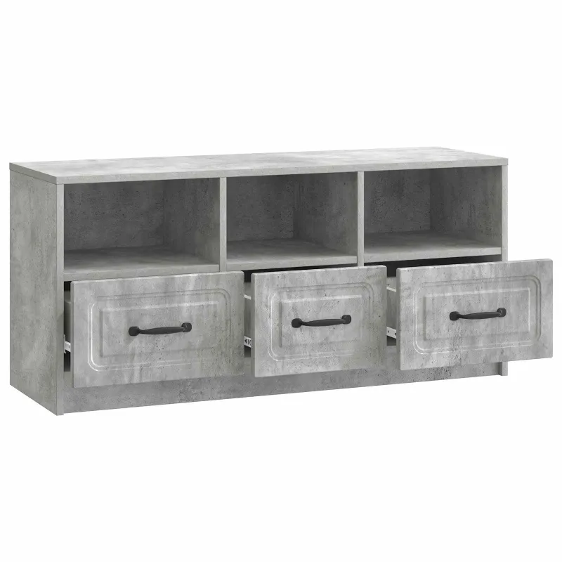 Televizoriaus spintelė Betono pilka 102 x 34,5 x 47 cm
