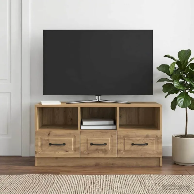 Televizoriaus spintelė Artisano ąžuolo 102 x 34,5 x 47 cm
