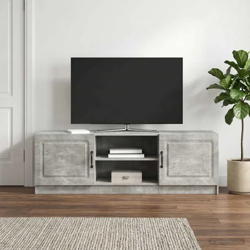 Televizoriaus spintelė Betono pilka 150 x 31 x 47 cm