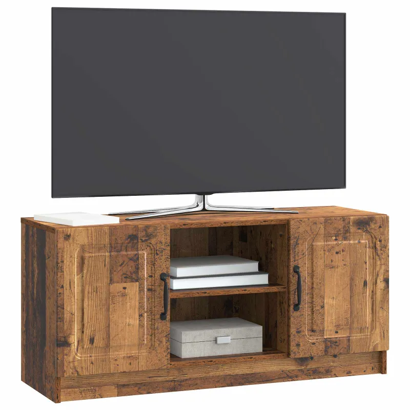 Televizoriaus spintelė Sendintos medienos 102 x 34,5 x 47 cm