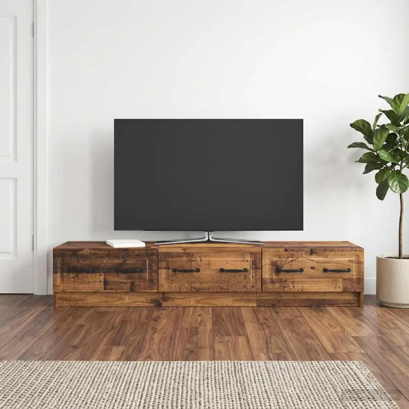 Televizoriaus spintelė Sendintos medienos 147 x 34,5 x 27 cm
