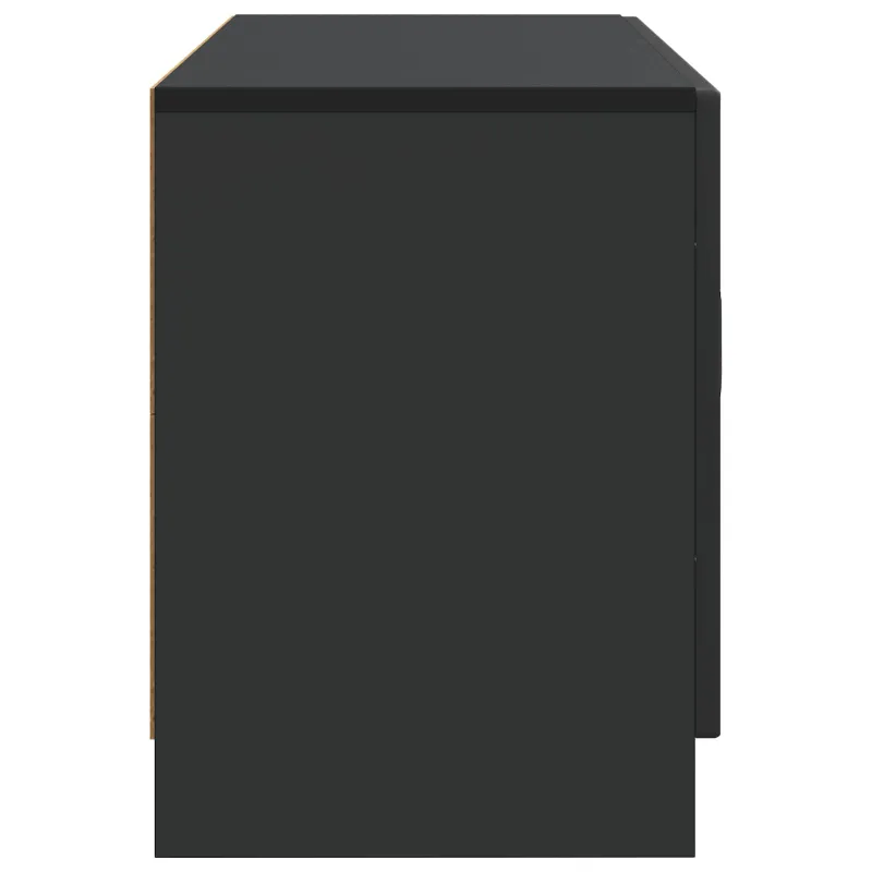 Televizoriaus spintelė Juoda 99 x 34,5 x 47 cm Apdirbta mediena