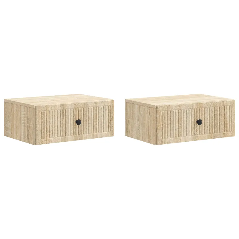 Šalia lovos spintelė 2 pcs Sonoma ąžuolas 49 x 34,5 x 20 cm
