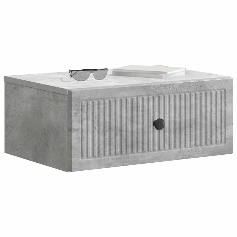 Šalia lovos spintelė 2 pcs Betono pilka 49 x 34,5 x 20 cm