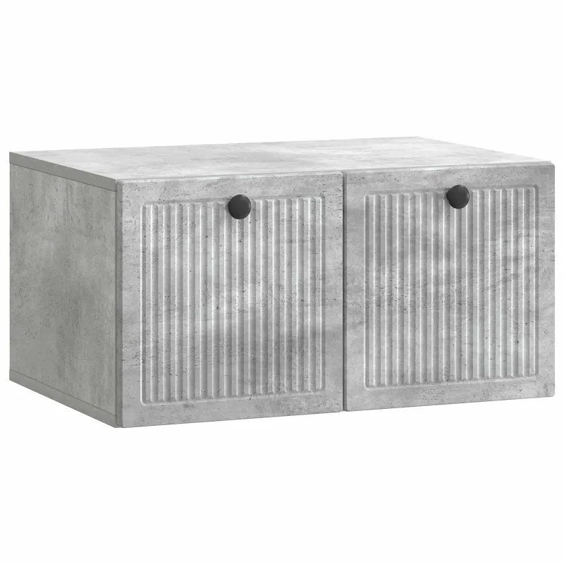 Sieninė TV spintelė Betono pilka 59,5 x 41 x 30 cm