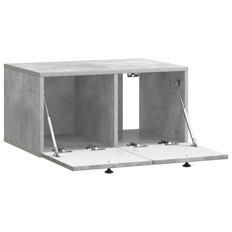 Sieninė TV spintelė Betono pilka 59,5 x 41 x 30 cm