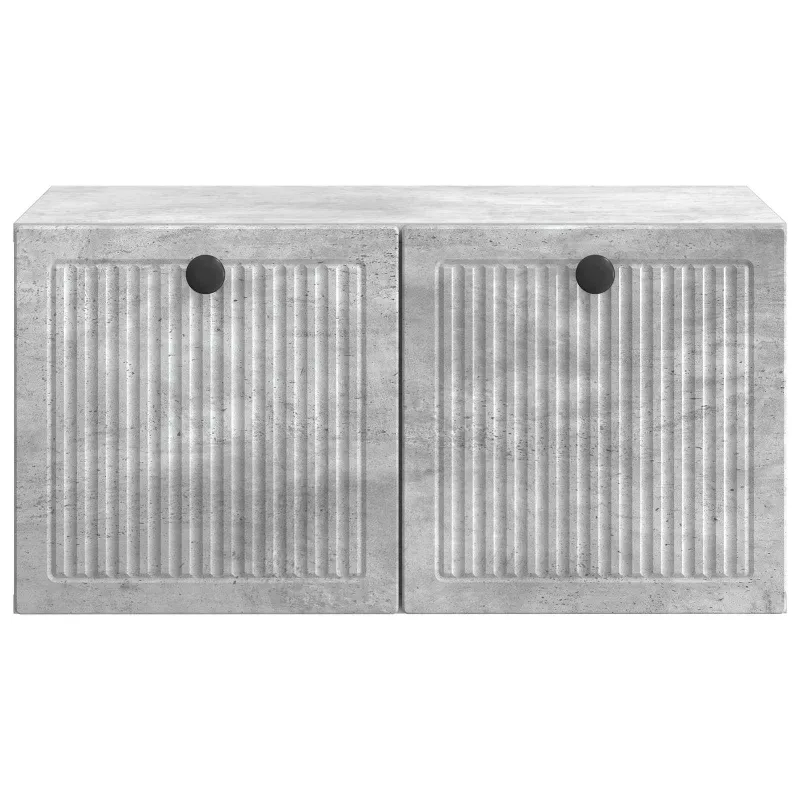 Sieninė TV spintelė Betono pilka 59,5 x 41 x 30 cm