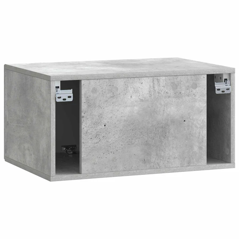 Sieninė TV spintelė Betono pilka 59,5 x 41 x 30 cm