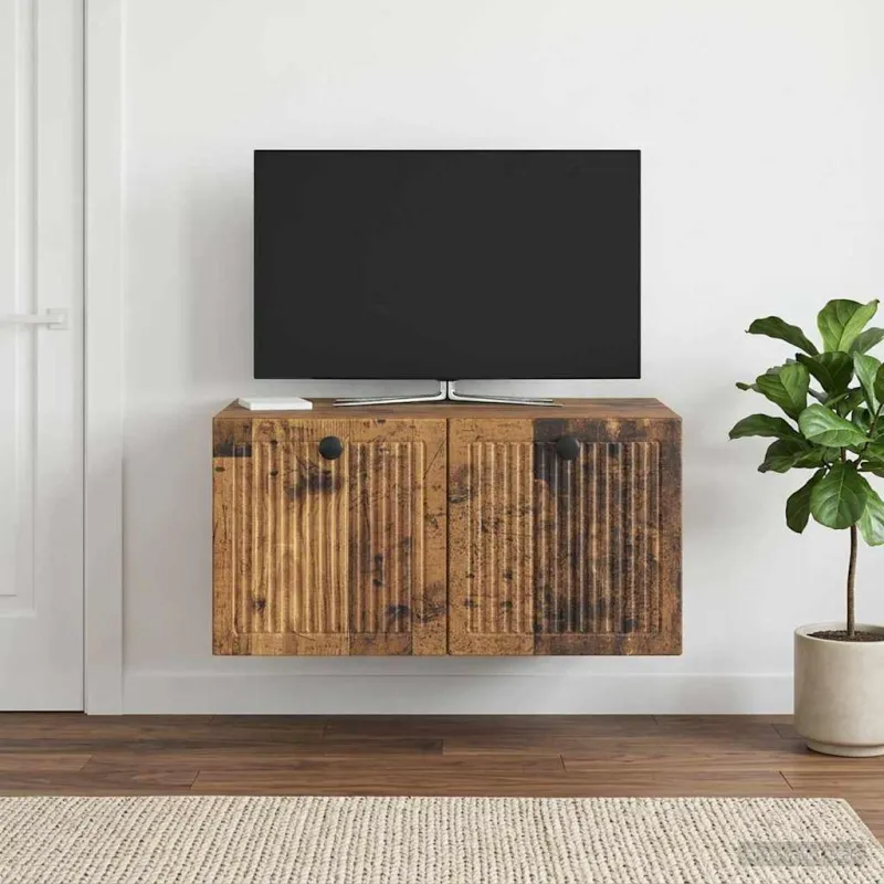 Sieninė TV spintelė Sendintos medienos 59,5 x 41 x 30 cm